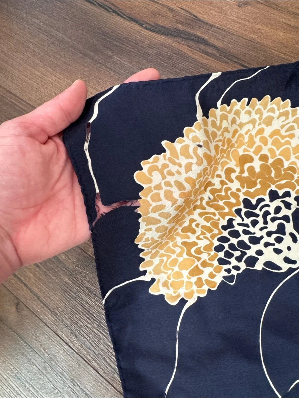 Floral Christian Dior Silk Scarf *Flawed*